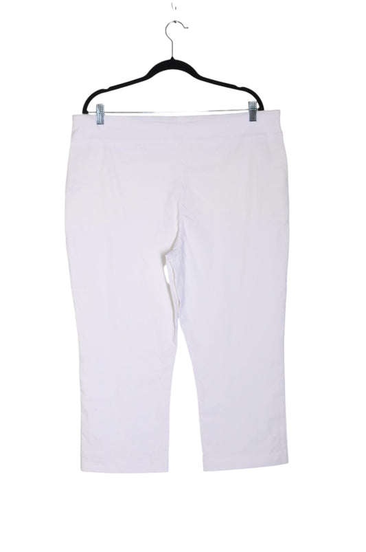 INSPIRED Women Capri Pants Regular fit in White - 18 - Velora