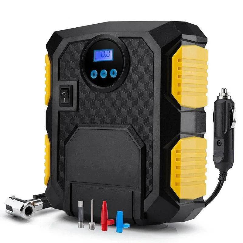 Digital Tire Inflator - DC 12 Volt Car Portable Air Compressor - Velora