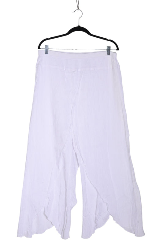 SUN MODA Women Palazzo Pants Regular fit in White - XL - Velora