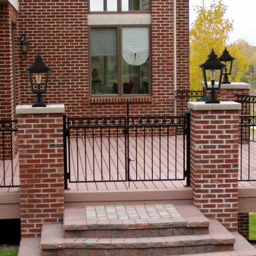 Outdoor Glass Pillar Headlights exterior decor Landscape Pathway Lighting - Velora