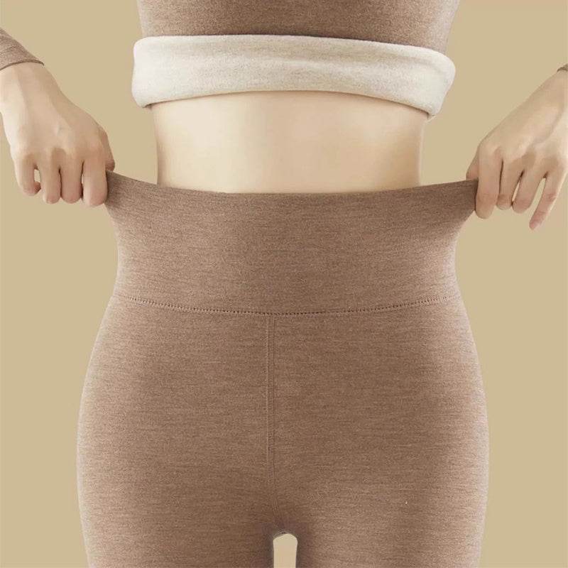 Winter Warm Leggings Cashmere Plus Velvet Tight Pants Fashion High Waist Slim Fit Trousers For Women Clothing - Velora