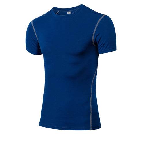 Solid color quick-drying bottoming short sleeve fitness t-shirt top - Velora