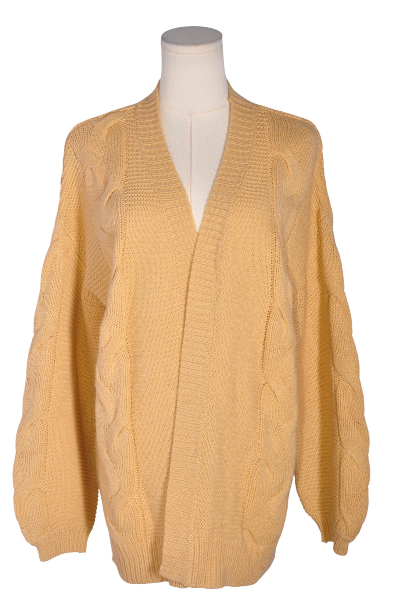 SUZY SHIER Women Cardigans Regular fit in Beige - M Koop