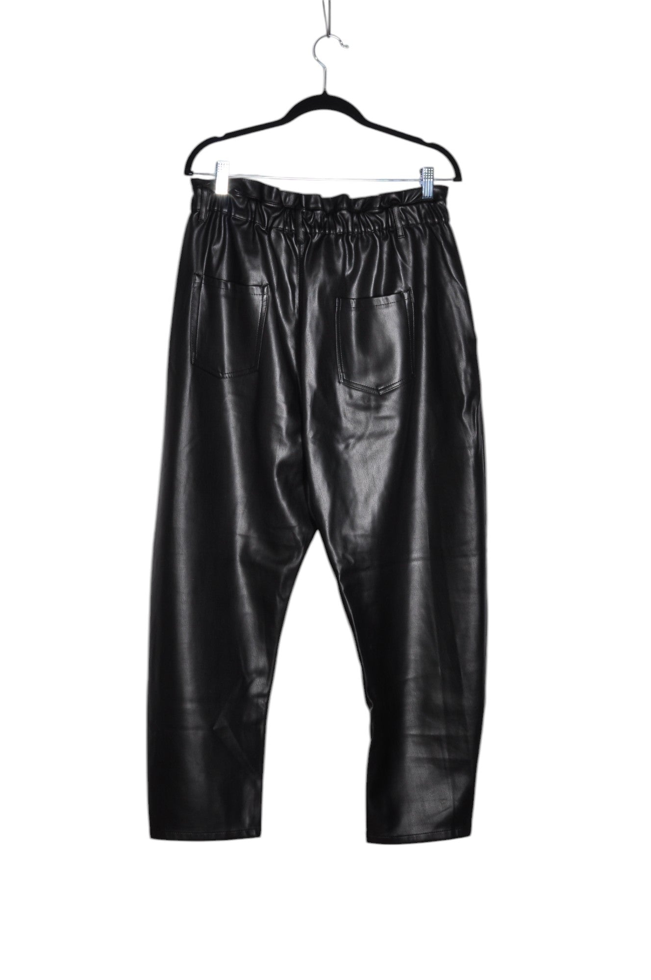 ZARA Women Work Pants Regular fit in Black - 12 Koop