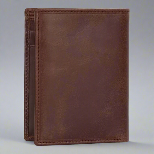 MET Men’s Upright Leather Wallet Boutique of Leathers/Open Road