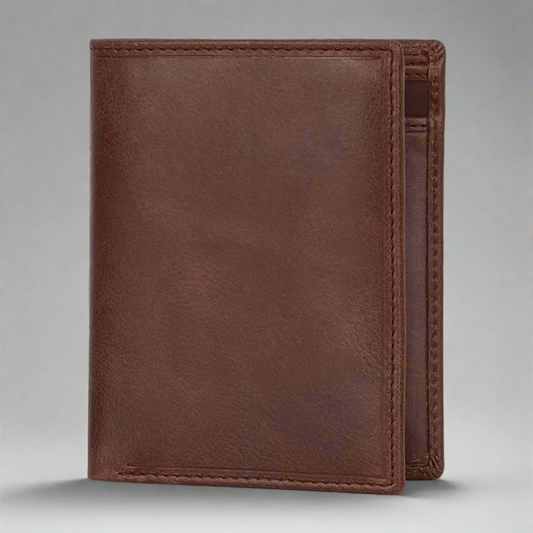 MET Men’s Upright Leather Wallet Boutique of Leathers/Open Road