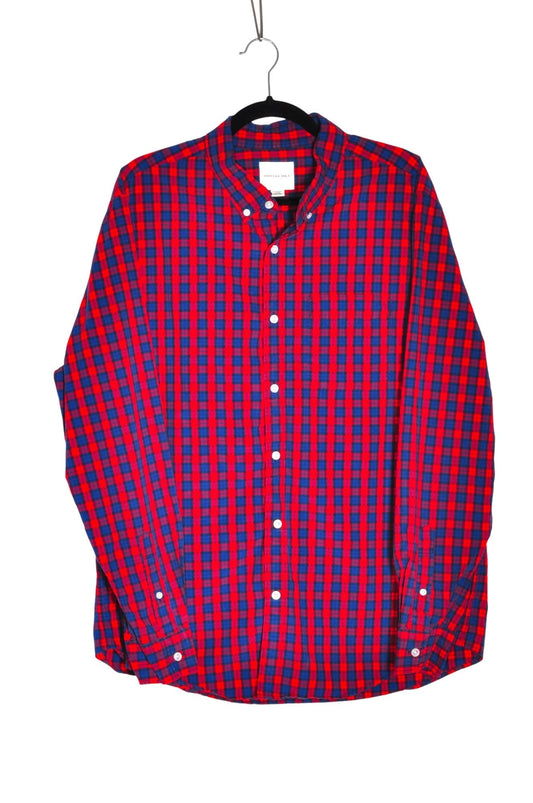 AMERICAN EAGLE Men Button Down Tops Regular fit in Red - XL Koop