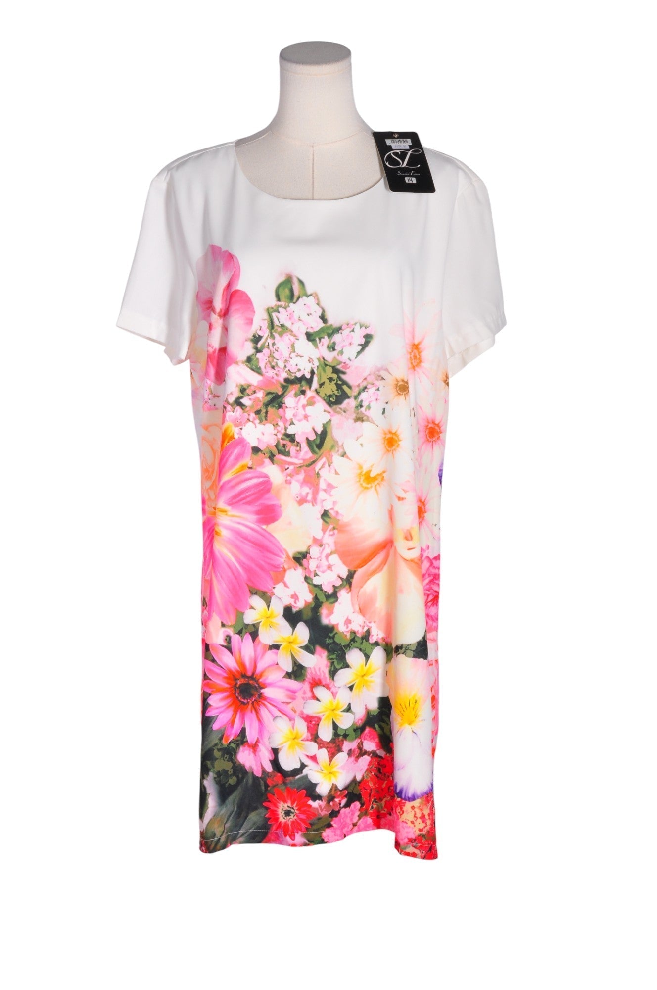 SMASHED LEMON Women Shift Dresses Regular fit in Pink - 14 Koop