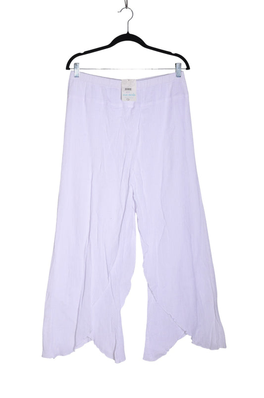 SUN MODA Women Palazzo Pants Regular fit in White - L Koop