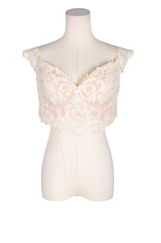 UNBRANDED Women Crop Tops Regular fit in White - L Koop