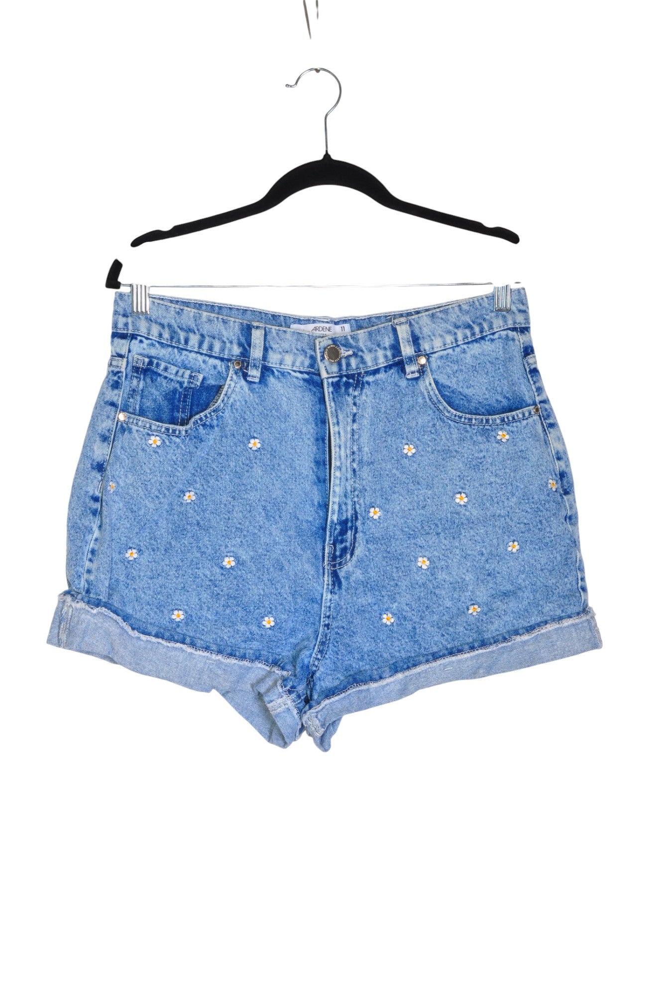 ARDENE Women Denim Shorts Regular fit in Blue - 11 Koop