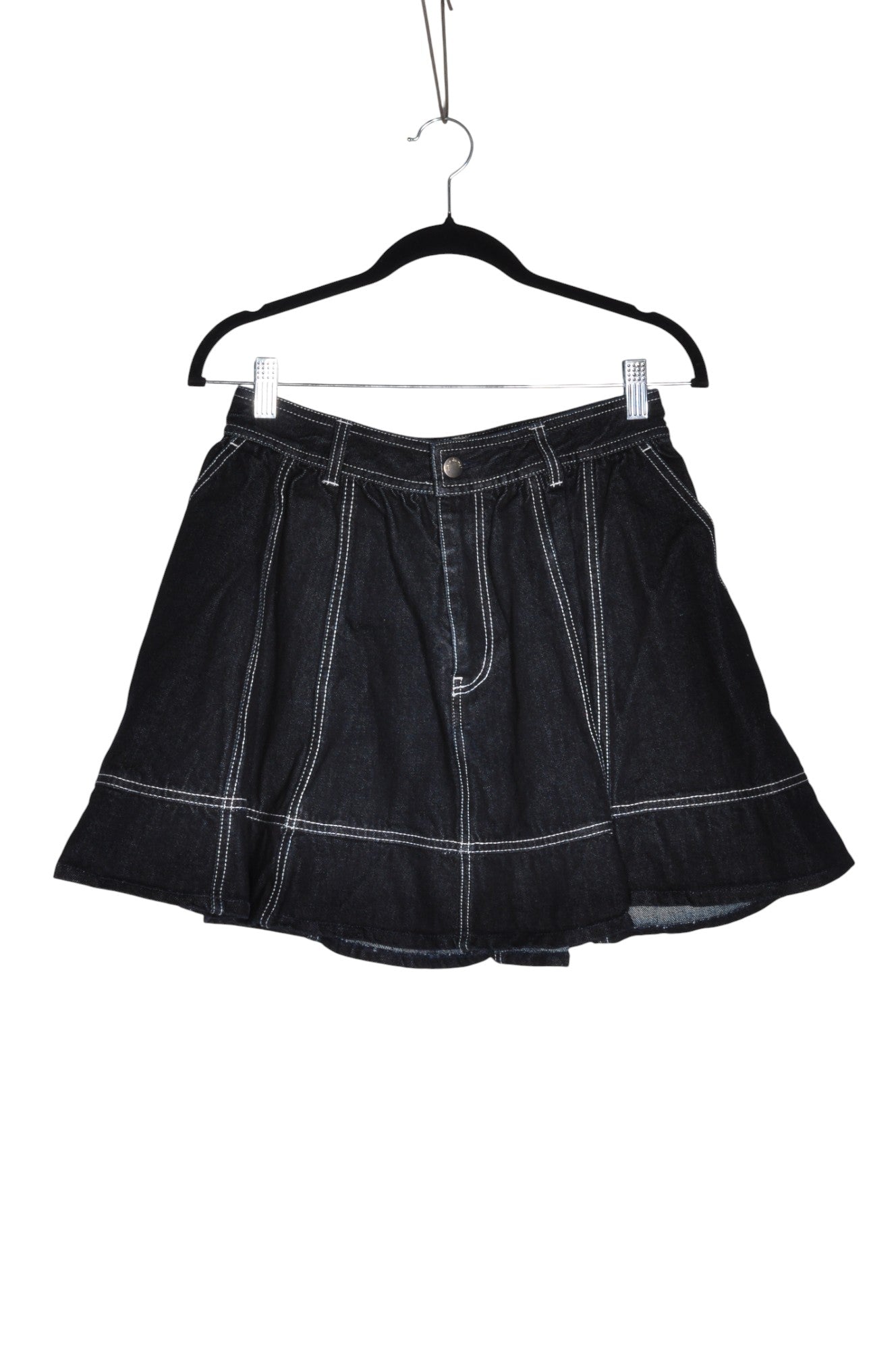 FLEUR DU MAL Women Denim Skirts Regular fit in Black - 8 Koop