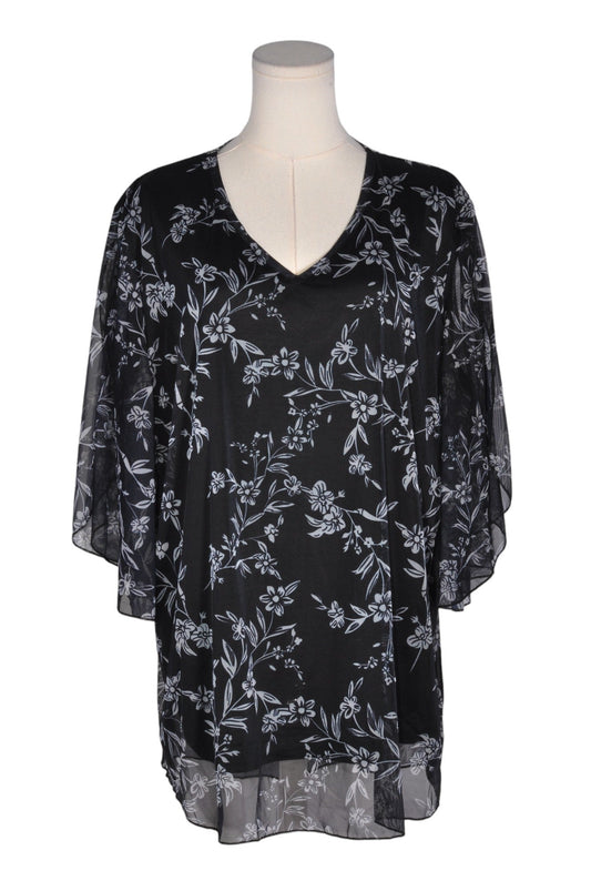 UNBRANDED Women Tunics Regular fit in Black - 2XL Koop