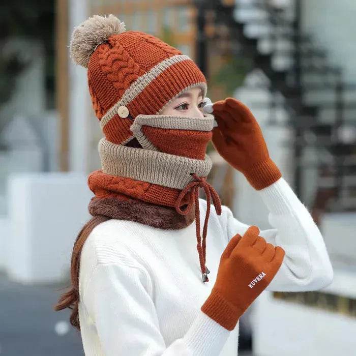 Buy Full Face winter cover knitted mask balaclavas for cold weathers - Velora