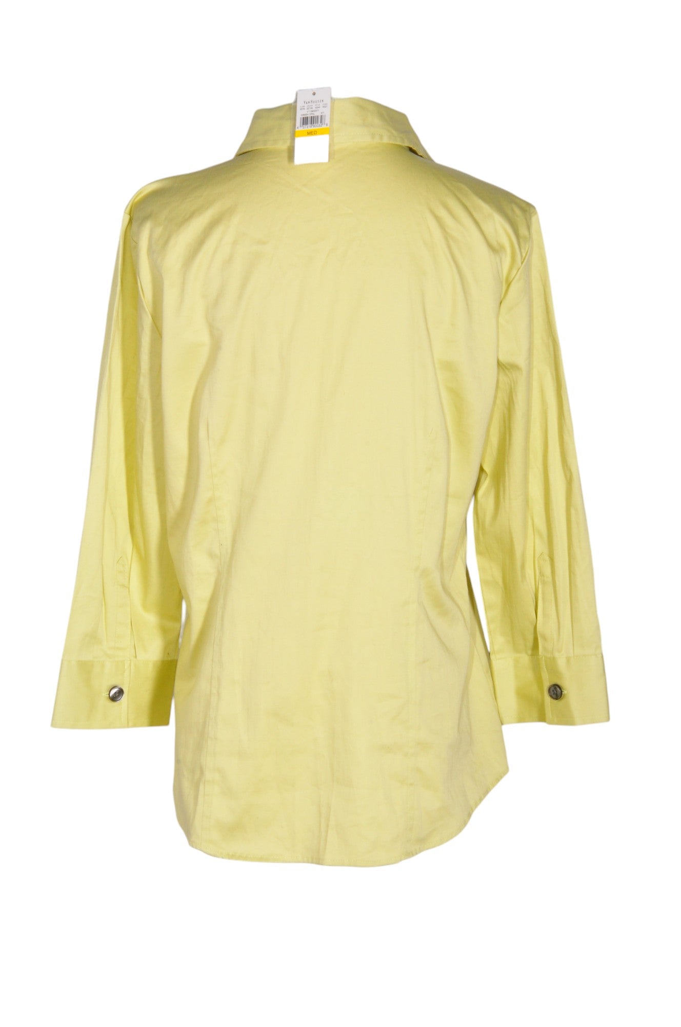 VAN HEUSEN Women Button Down Tops Regular fit in Yellow - M Koop