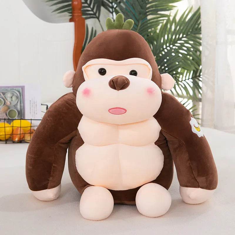 Black King Kong Cute Creative Gorilla Plush Toy - Velora