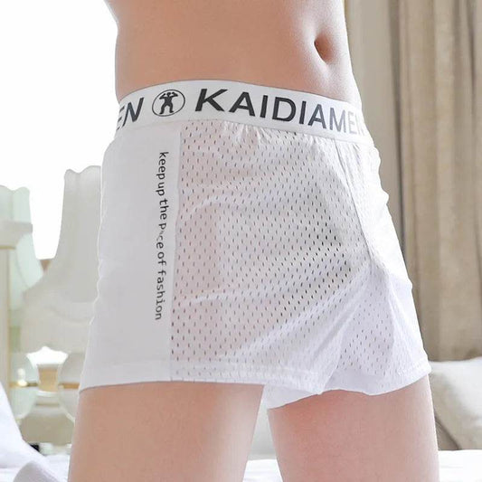 Men's Ice Silk Mesh Breathable KAIDIAMEN Boxers underwear