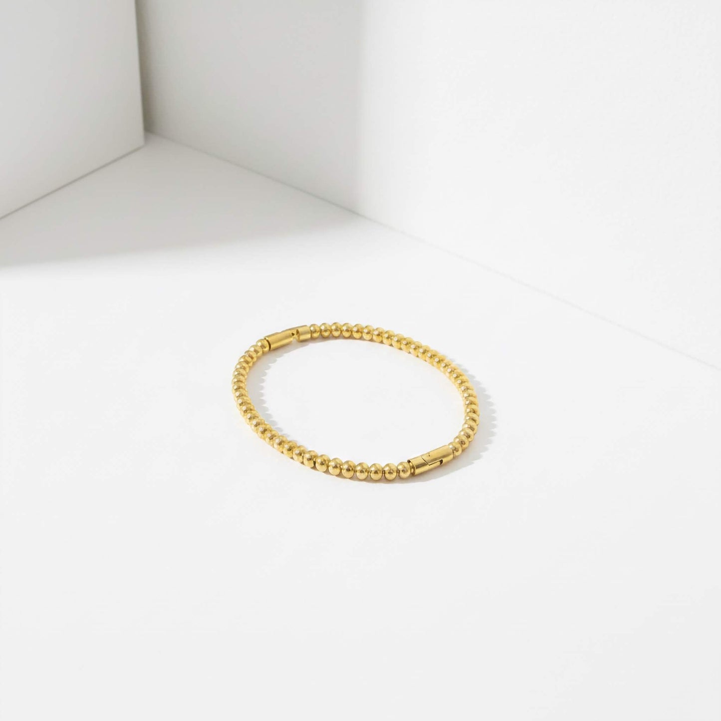 Aura Bond Gold Beaded Bracelet | Elegant style Jewelry