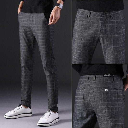 Men's Fashion And Comfort Slim Straight fit suit Trousers - Velora