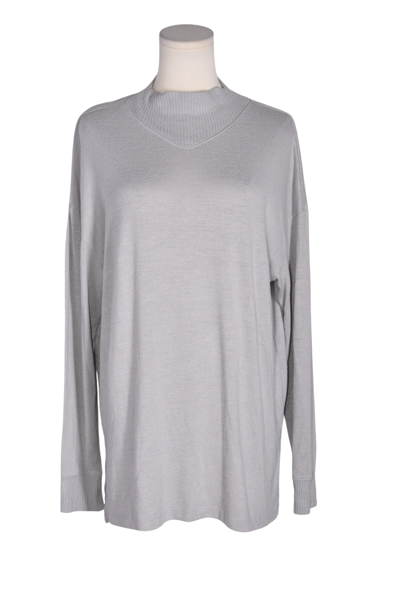 ABERCROMBIE & FITCH Women Knit Tops Regular fit in Gray - L Koop