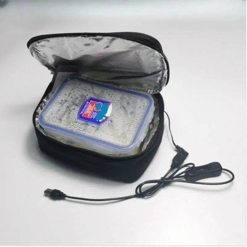 USB Heating Lunch Outdoor Bento Thermal Bag Convenient And Easy To Carry - Velora