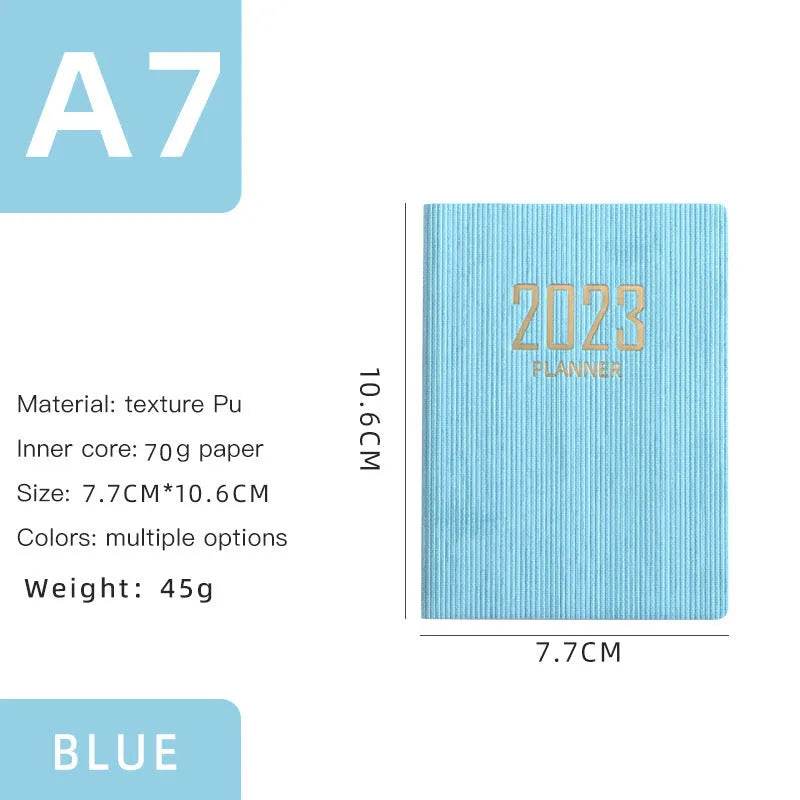 Mini Notebook 365 Days Portable Pocket Notepad Daily Weekly Agenda Planner - Velora