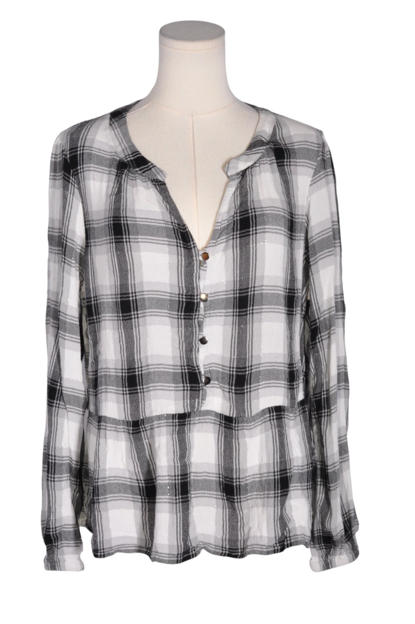 NORTHERN REFLECTIONS Women Button Down Tops Regular fit in Gray - L Koop