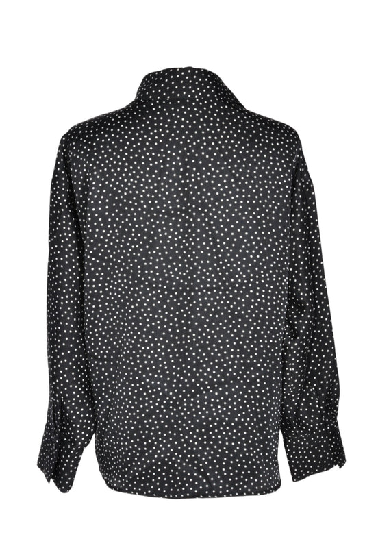 ZARA Women Button Down Tops Regular fit in Black - S Koop