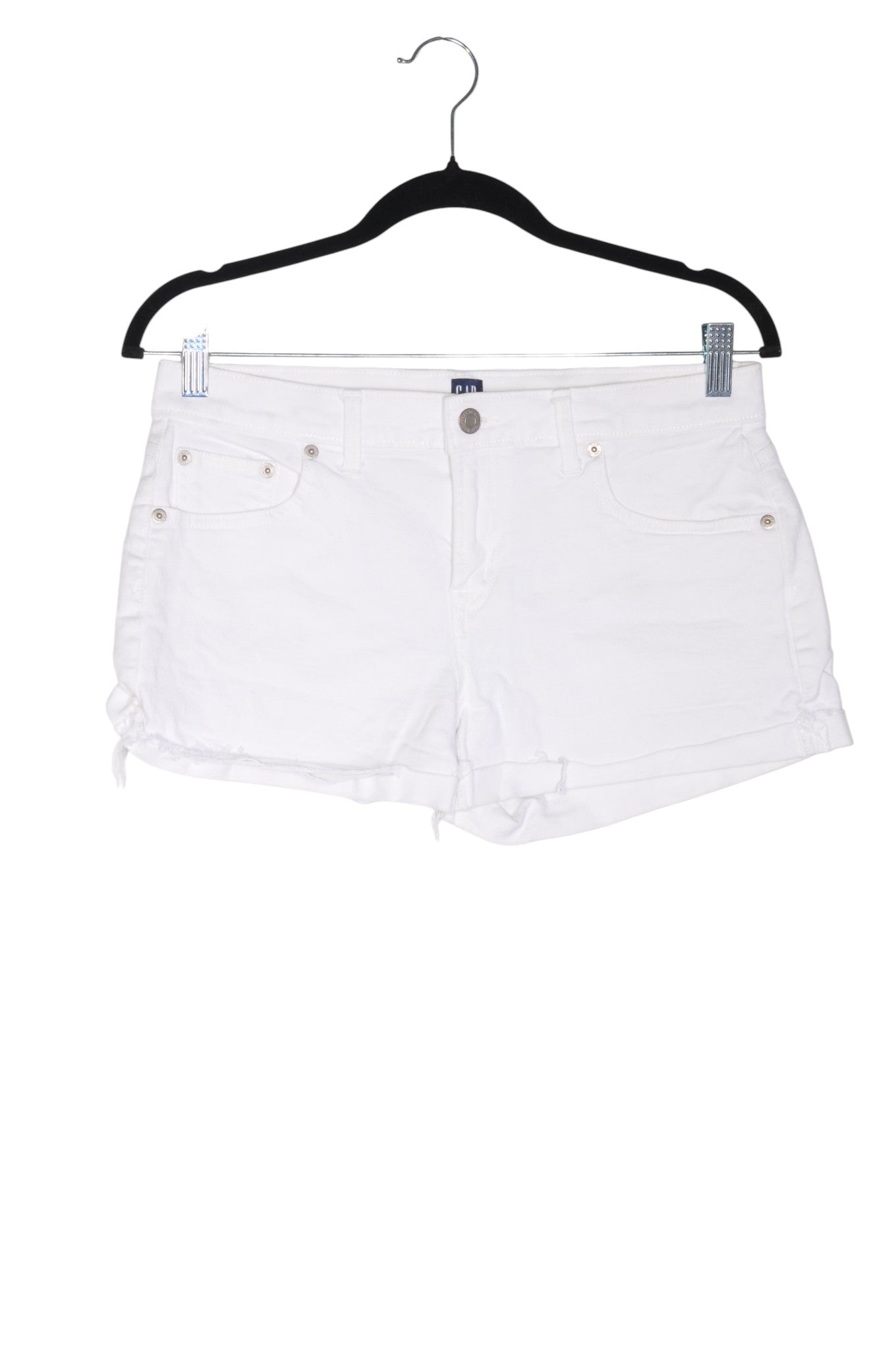 GAP Women Denim Shorts Regular fit in White - 27 Koop