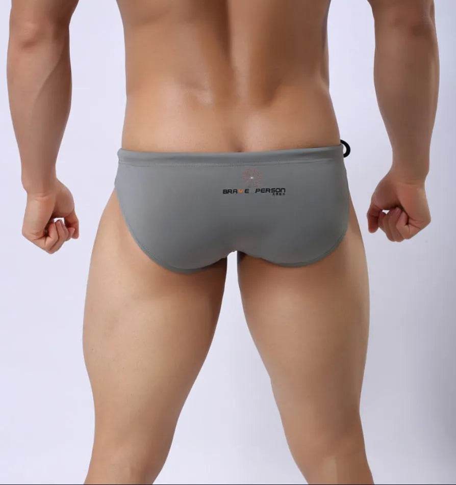 Spandex Swimming trunk briefs men panties underwear