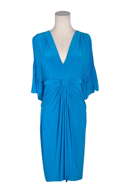 UNBRANDED Women Wrap Dresses Regular fit in Blue - M Koop