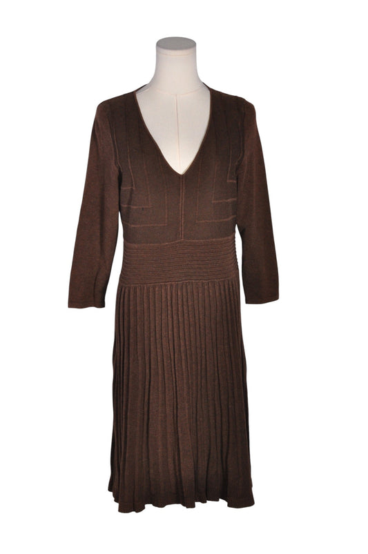 MAX STUDIO Women Maxi Dresses Regular fit in Brown - L Koop