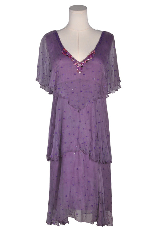 BLANK Women High Low Dresses Regular fit in Purple - M Koop