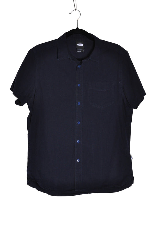 THE NORTH FACE Men Button Down Tops Regular fit in Blue - L Koop