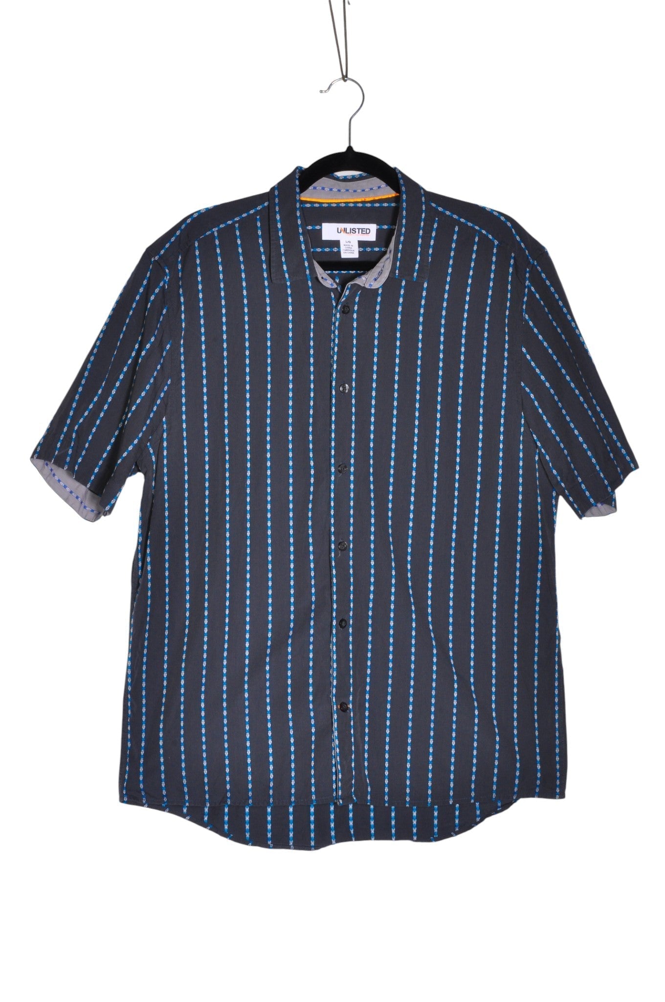 UNLISTED Men Button Down Tops Regular fit in Blue - L Koop