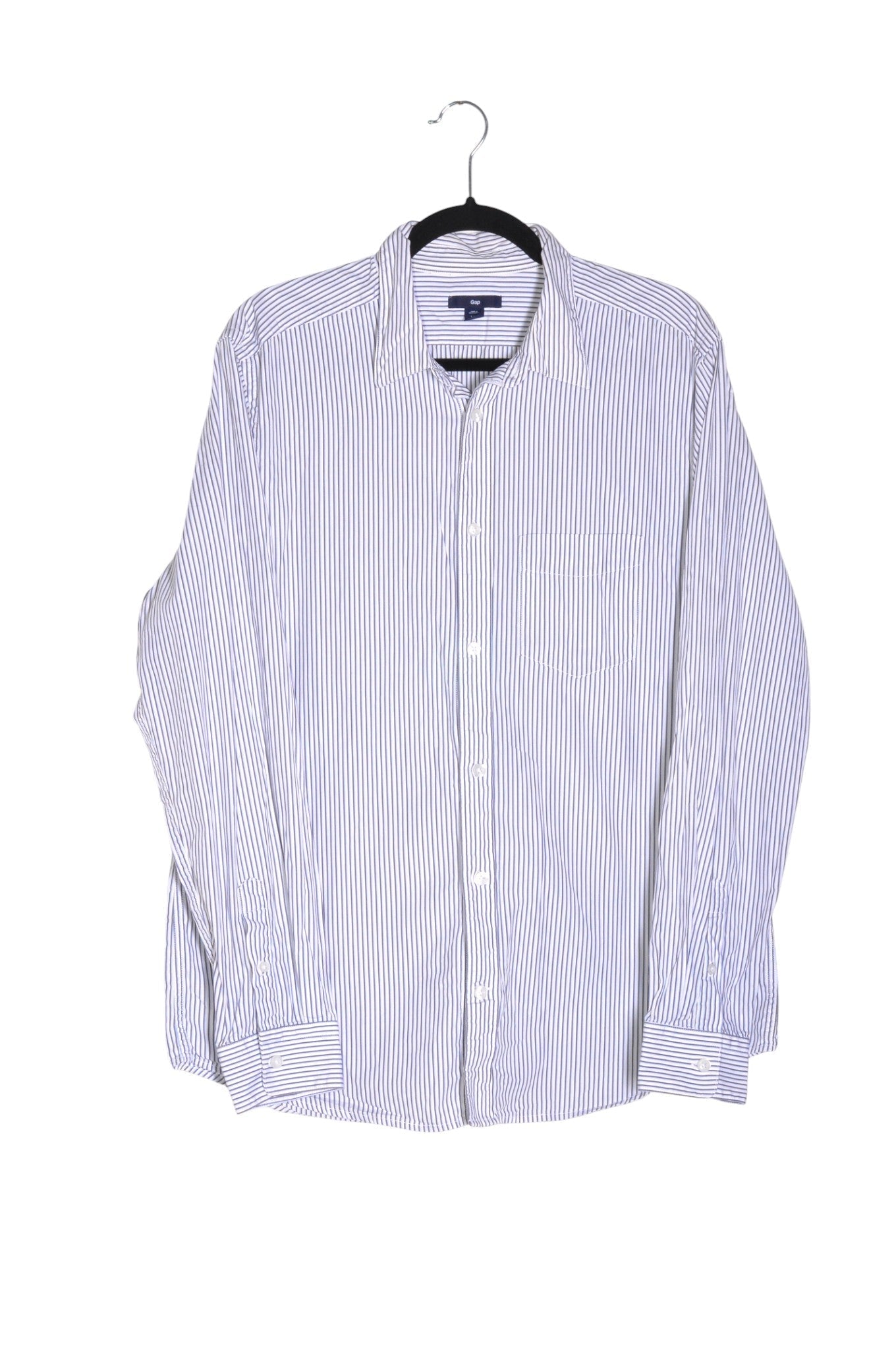GAP Men Button Down Tops Regular fit in Blue - L Koop