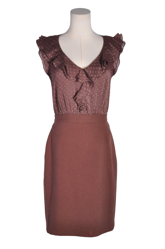 LOFT Women Midi Dresses Regular fit in Brown - 2 Koop
