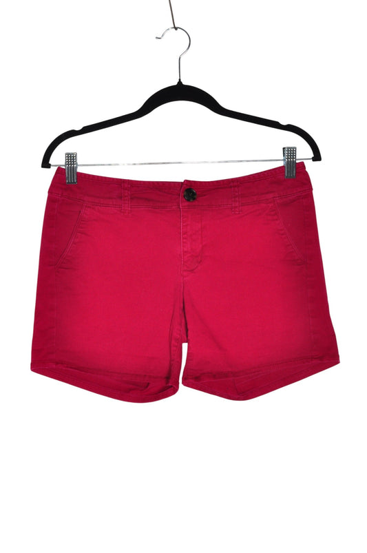 AMERICAN EAGLE Women Classic Shorts Regular fit in Red - 4 Koop
