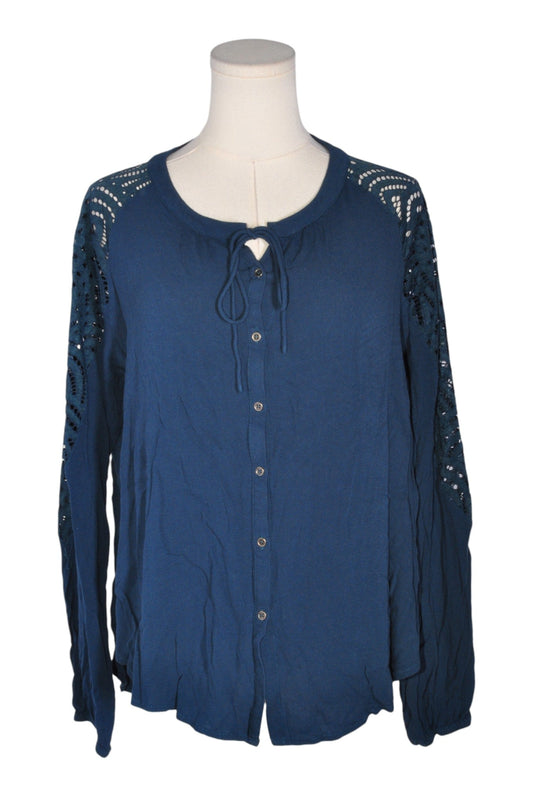 GENTLE FAWN Women Button Down Tops Regular fit in Blue - L Koop