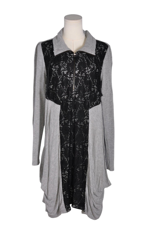 UNBRANDED Women Drop Waist Dresses Regular fit in Gray - L Koop