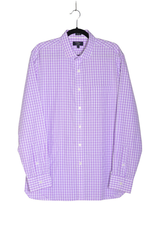 J. CREW Men Button Down Tops Regular fit in Purple - L Koop