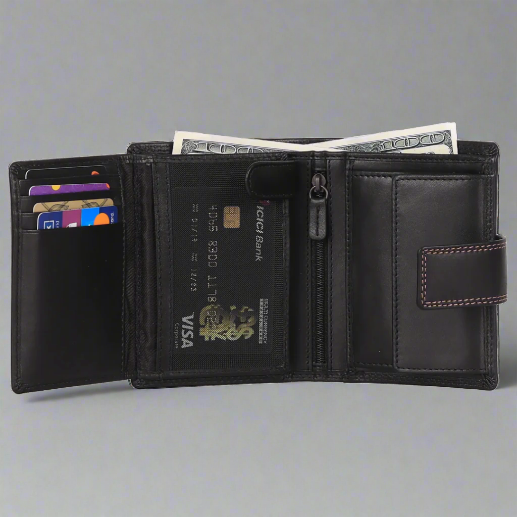 MET Men's Fashion Leather Wallet Boutique of Leathers/Open Road