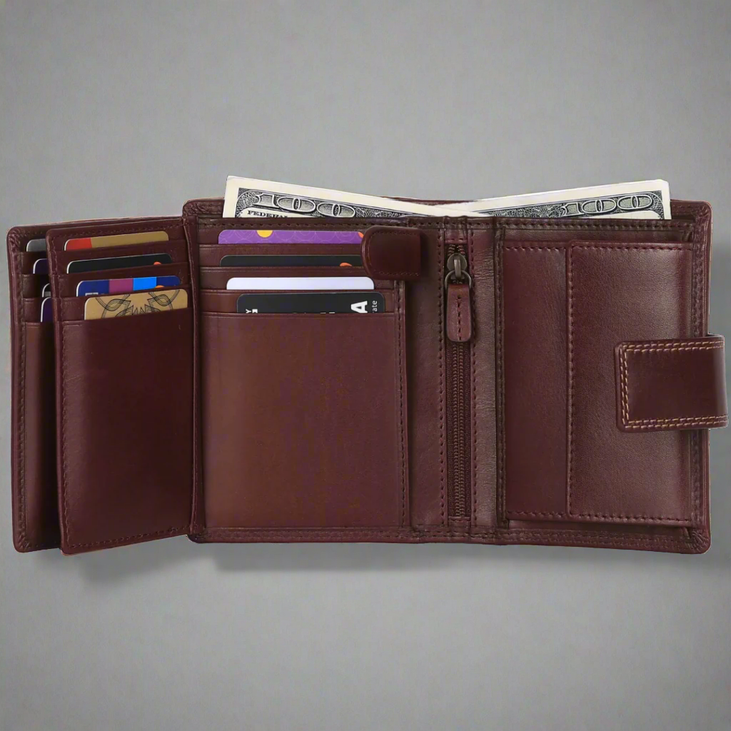 MET Men's Fashion Leather Wallet Boutique of Leathers/Open Road