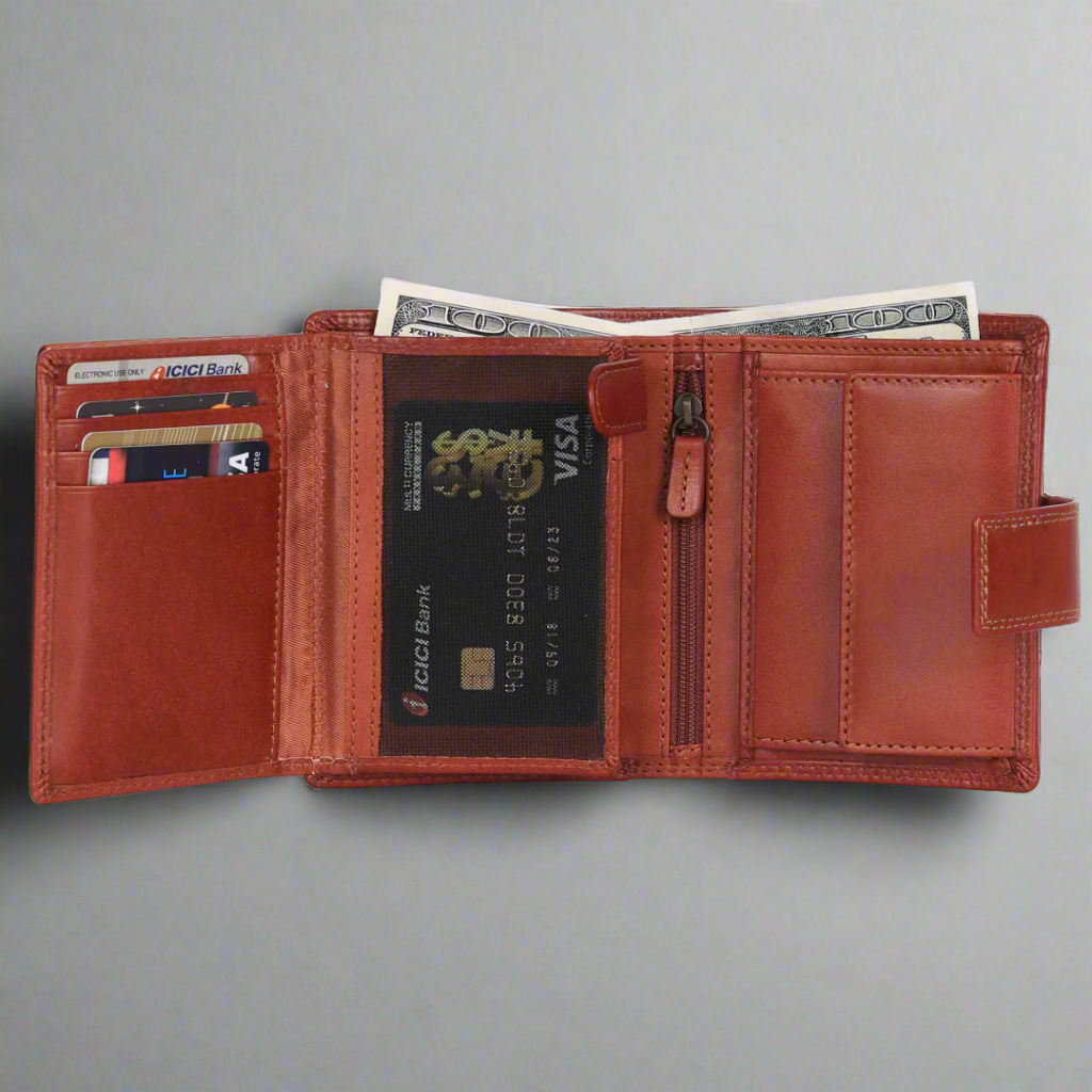 MET Men's Fashion Leather Wallet Boutique of Leathers/Open Road