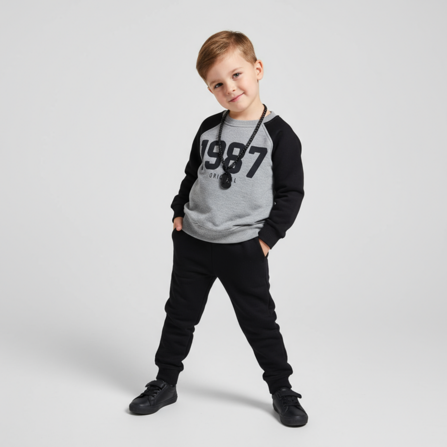 1987 Boys Joggers Set - Velora Luxury Fashion