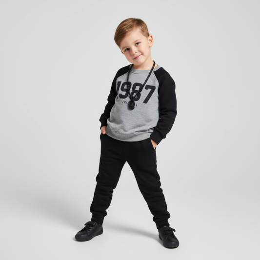 1987 Boys Joggers Set - Velora Luxury Fashion