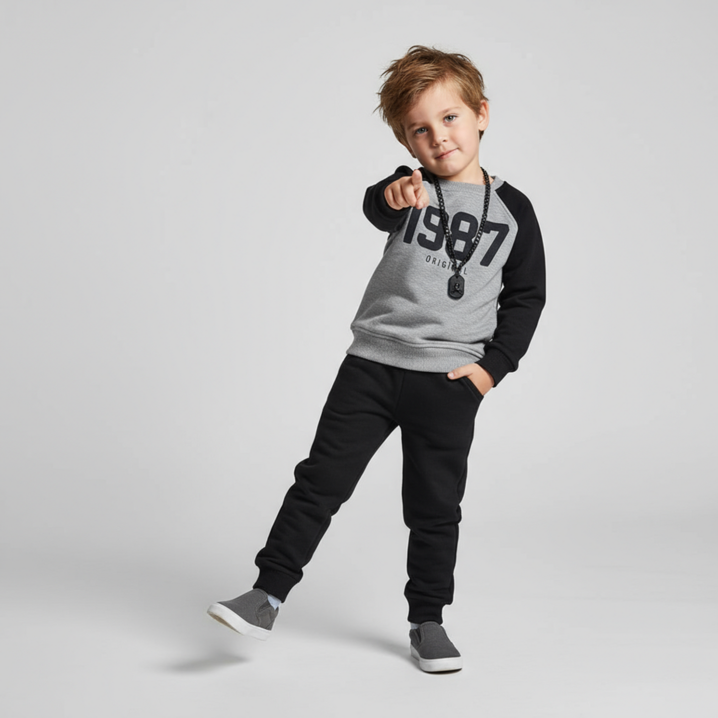 1987 Boys Joggers Set - Velora Luxury Fashion