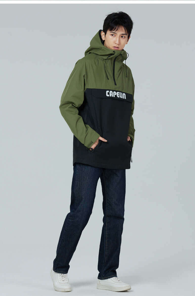 Flap Men's Windbreaker Jacket - Velora