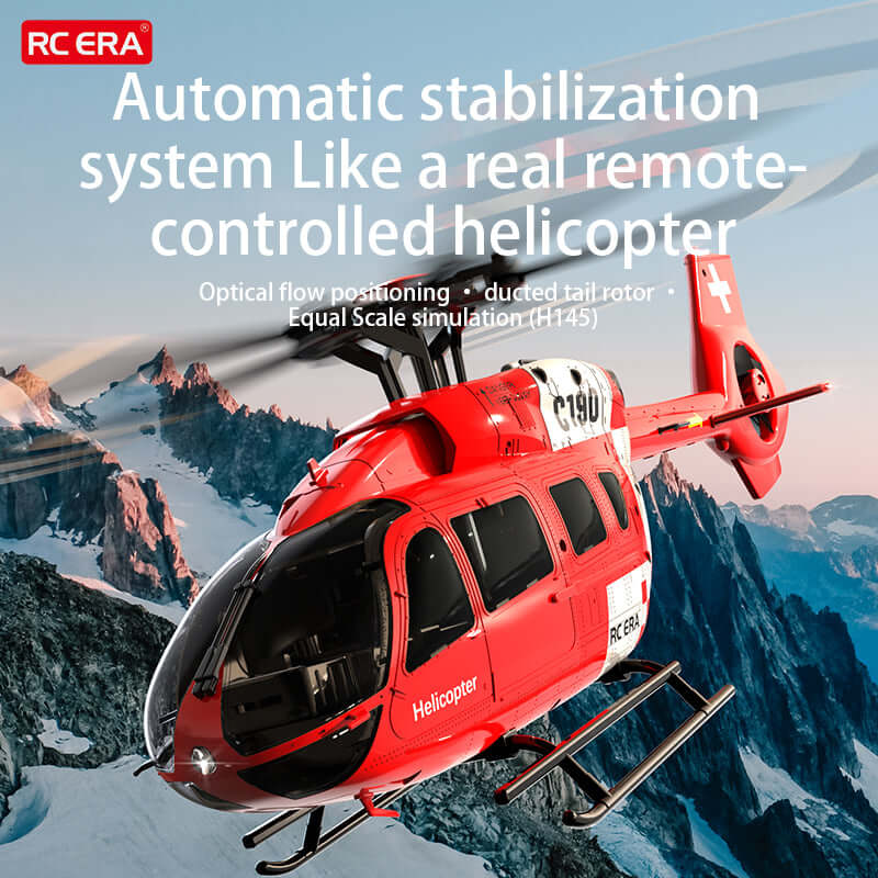 RC ERA C190 1:28 Brushless RC Helicopter, Optical Flow Hover, Altitude Hold - Velora Luxury Fashion