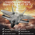 KF700 J-20 4-Channel Brushless Glider RC Plane, 300m Range, Camouflage Gray - Velora Luxury Fashion